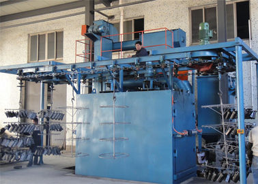 Automatically Hook Type Shot Blasting Machine , Airless Shot Blasting Machine