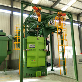 Q37 Series Hook Type Shot Blasting Machine Features No Pit For Surface Cleaning